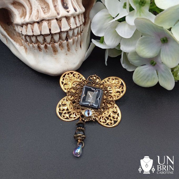 Broche "Regard de Chronos"