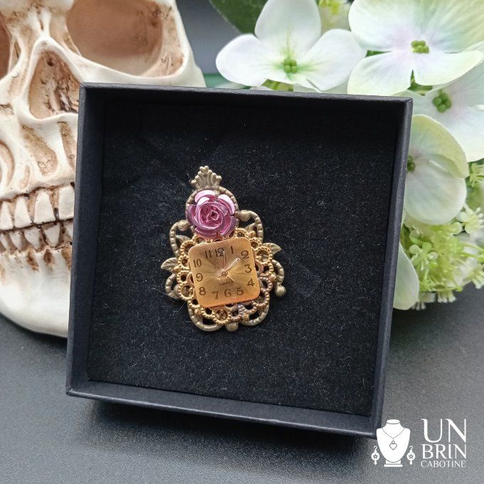 Broche "L'Heure Romantique"