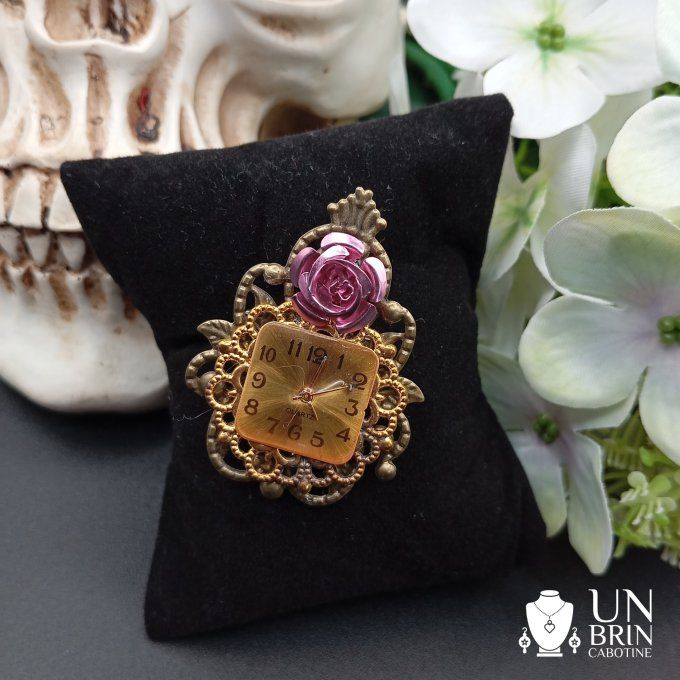 Broche "L'Heure Romantique"