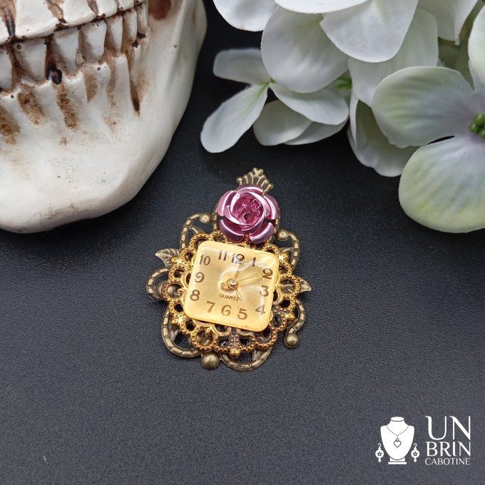 Broche "L'Heure Romantique"