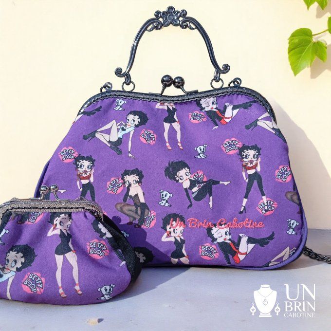 Sac Betty Boop violet 
