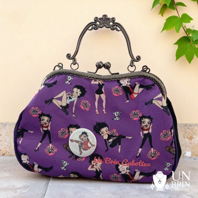 Sac Betty Boop violet 