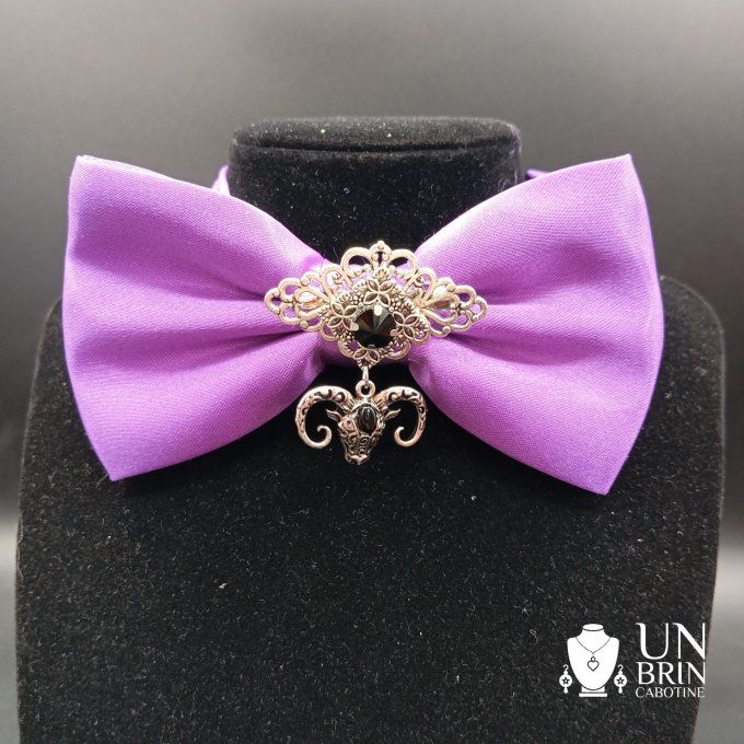 Nœud papillon violet