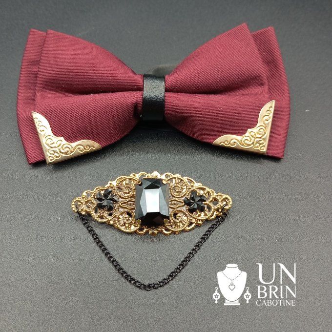 Nœud papillon bordeaux