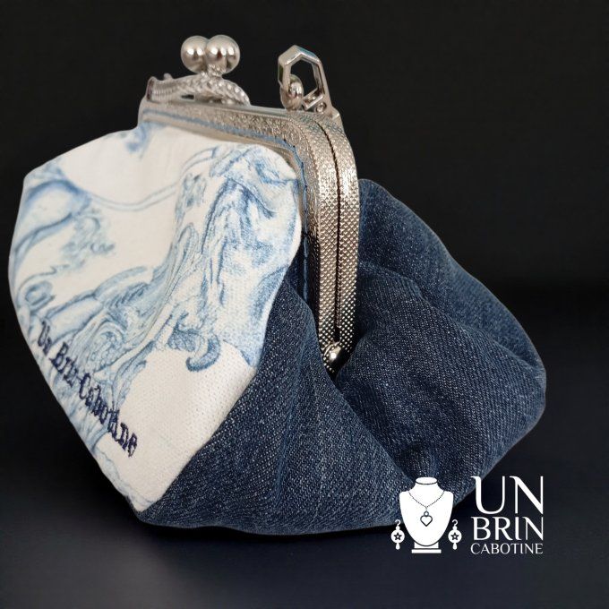 Pochette toile de Jouy