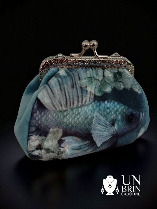 Porte monnaie "Poisson combattant"