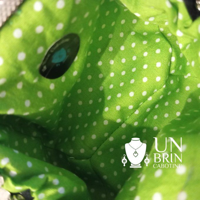 Porte monnaie "Marguerites rouges"