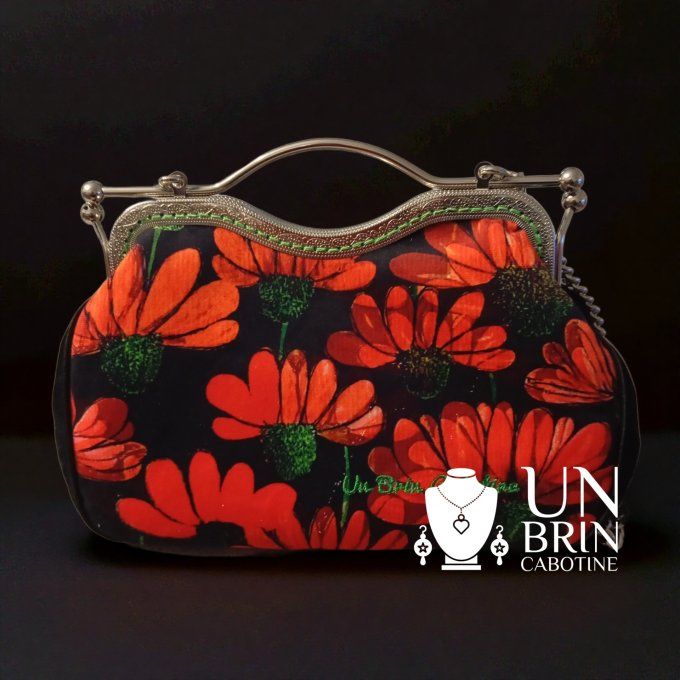 Sac Marguerites rouges"