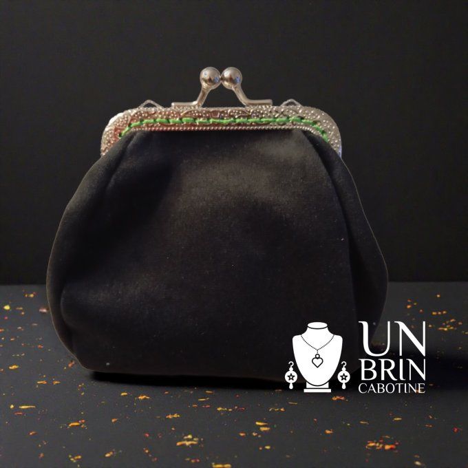 Porte monnaie "Marguerites rouges"