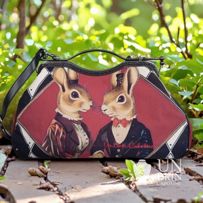 Sac XXL  Couple lapins