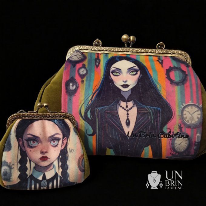 Sac Duo "Mère & Fille Macabres"