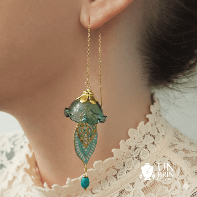 Boucles d'oreilles romantiques