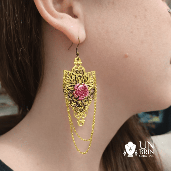 Boucles d'Oreilles "Blason de Vénus"