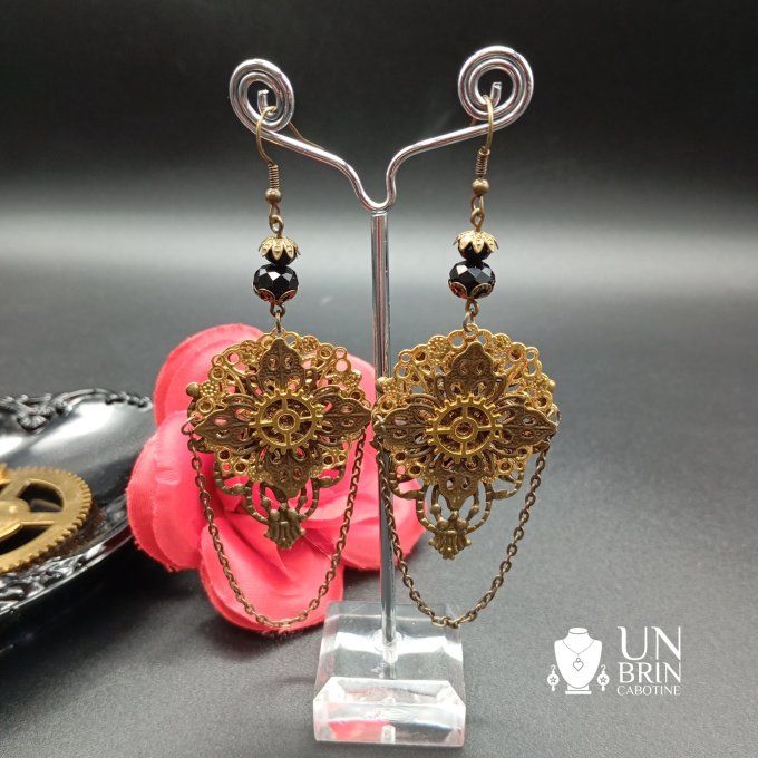 Boucles d'Oreilles "Mécanique Royale"