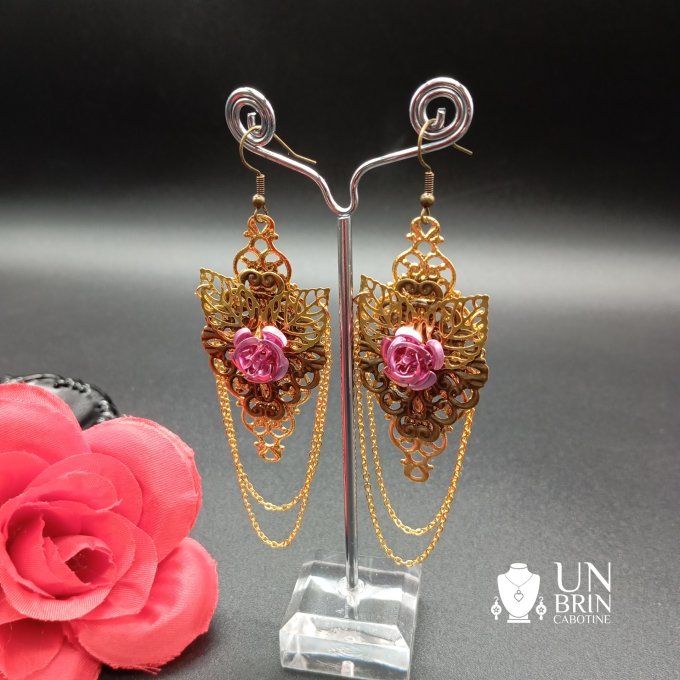 Boucles d'Oreilles "Blason de Vénus"