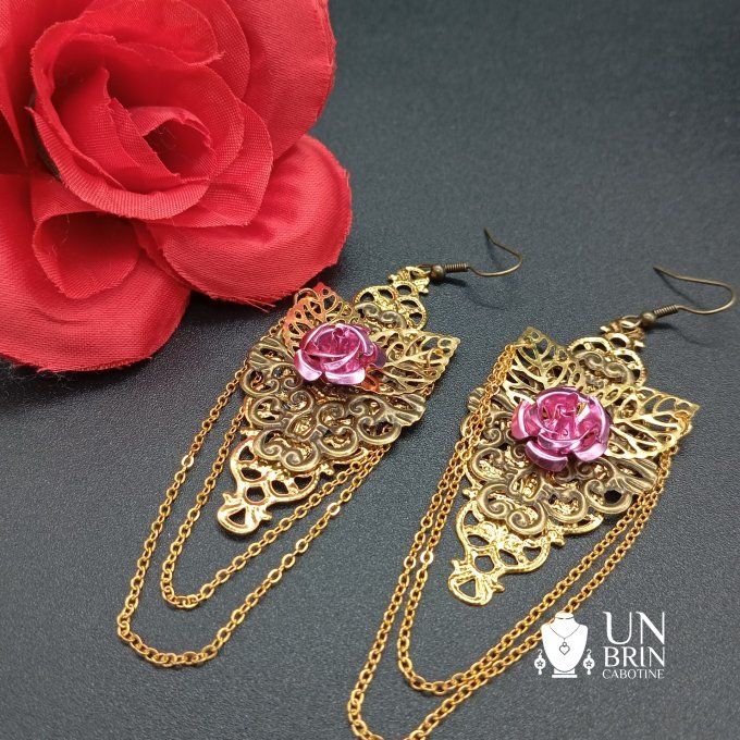 Boucles d'Oreilles "Blason de Vénus"