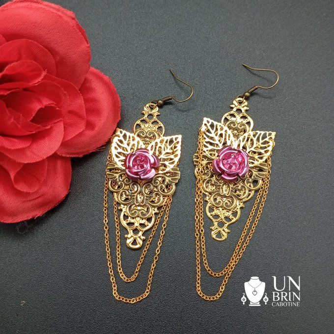 Boucles d'Oreilles "Blason de Vénus"