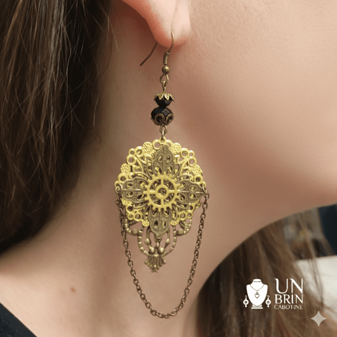 Boucles d'Oreilles "Mécanique Royale"