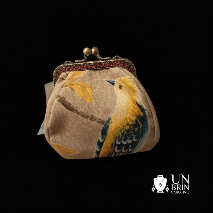 Le porte monnaie "Le Chant des Mésanges"