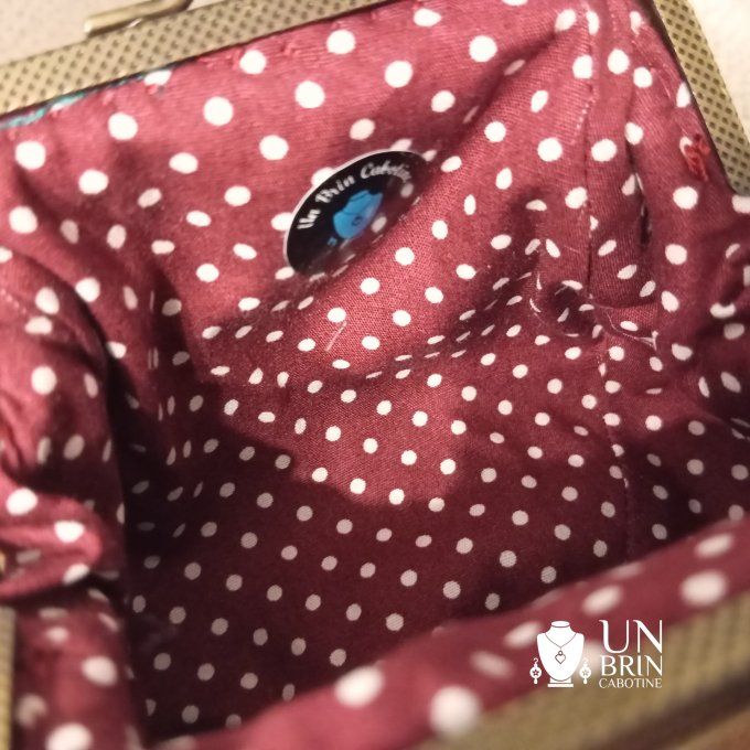 Le porte monnaie "Le Chant des Mésanges"