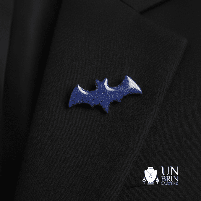 Coffret Bijoux Chauve-Souris - Bleu scintillant