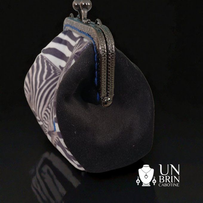 Porte Monnaie "L'Éclat Zébré"