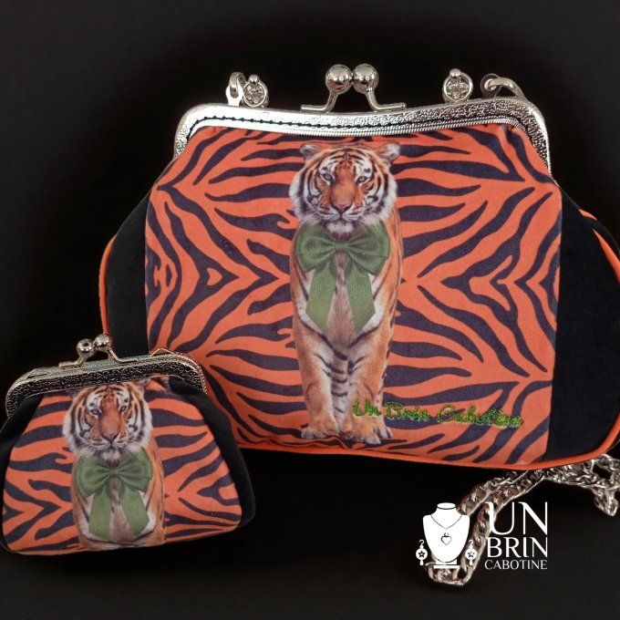 Porte Monnaie "L'Audace Tigrée