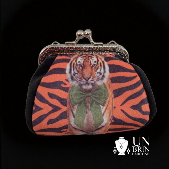 Porte Monnaie "L'Audace Tigrée