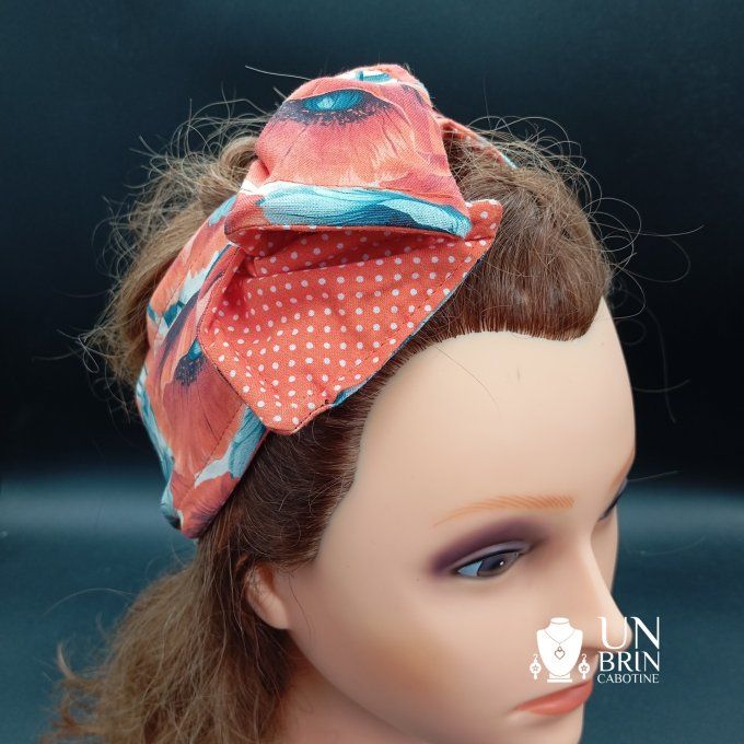 Un sac, un porte-monnaie et son bandeau "Éclat Sauvage"