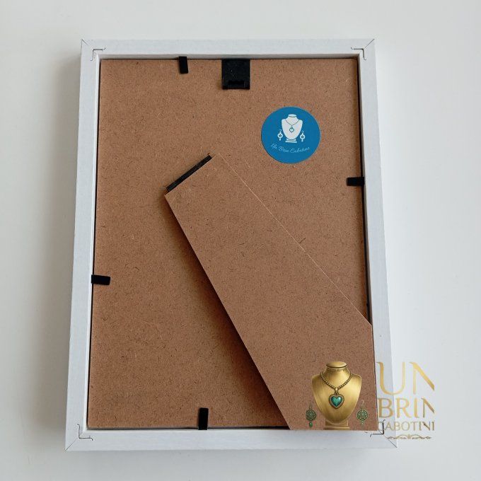 Cadre "Coeur d'Azur Fleuri"