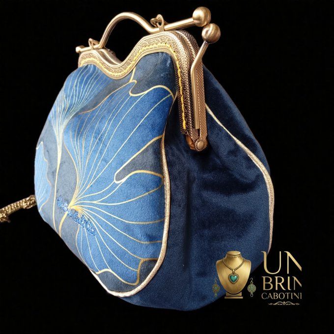 Sac Ginkgo Royal bleu