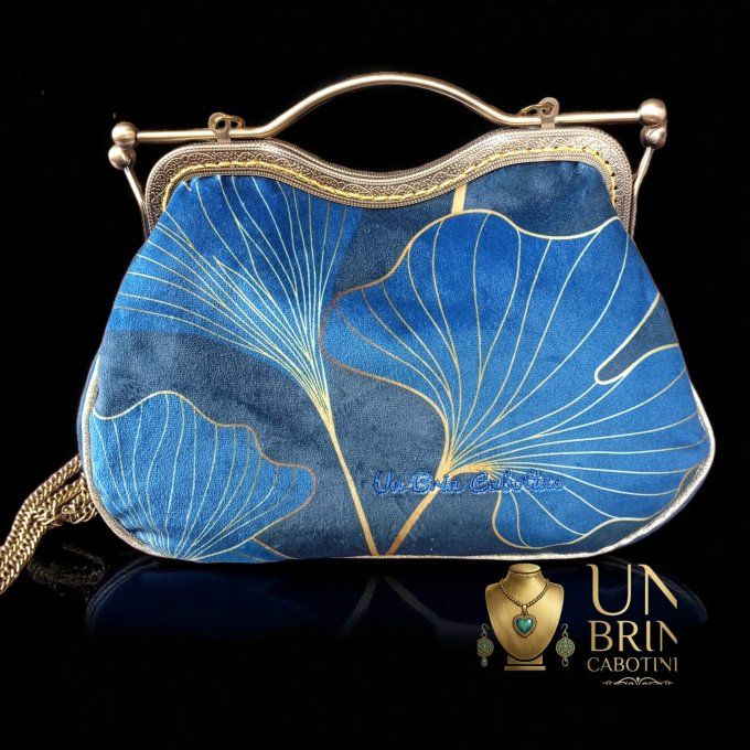 Sac Ginkgo Royal bleu