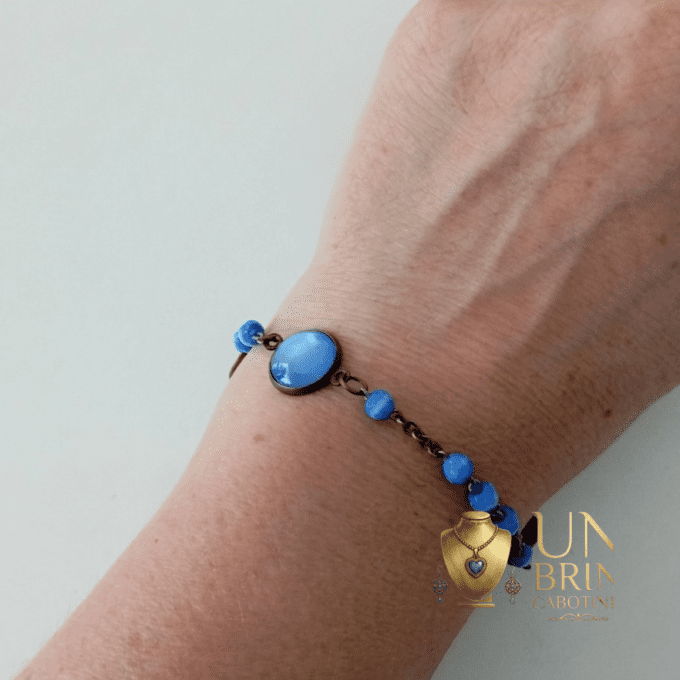 Bracelet "Héritage" - Bleu Azur