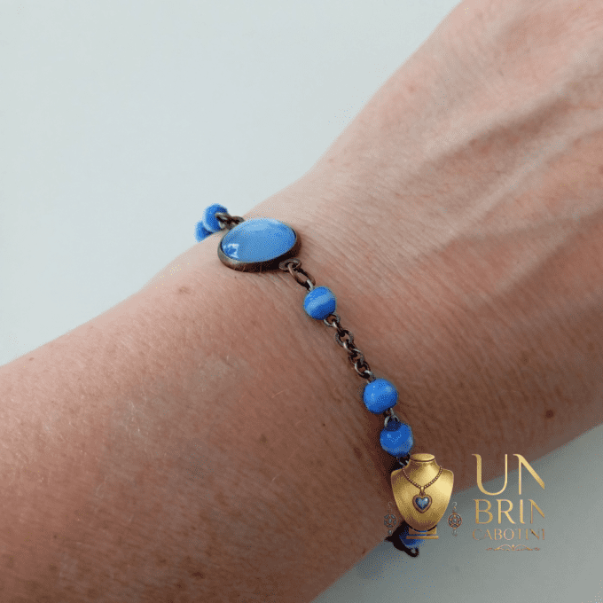 Bracelet "Héritage" - Bleu Azur
