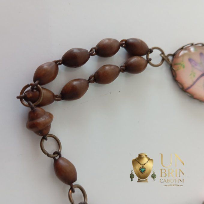 Bracelet "Héritage" - Libellule en Clair-Obscur