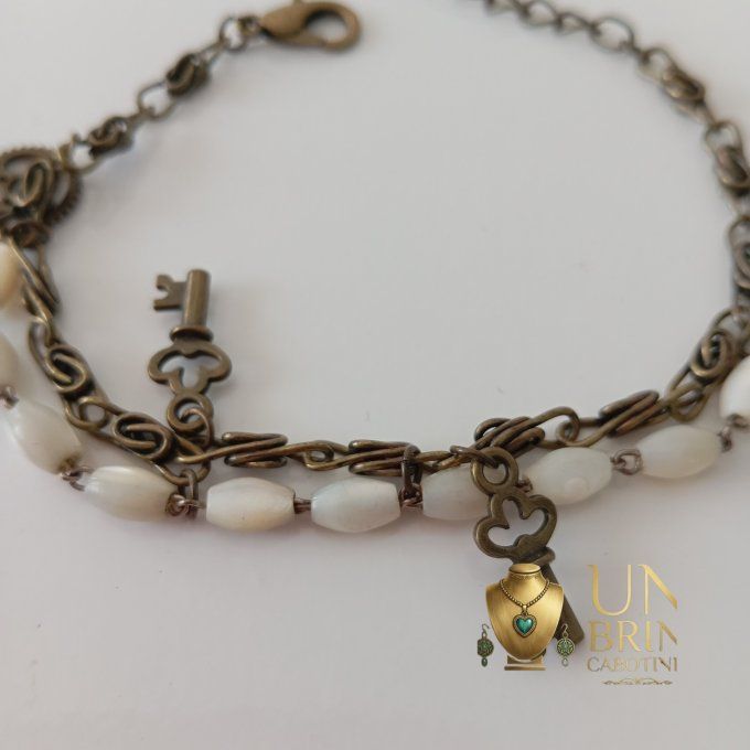 Bracelet "Héritage" - Clés de Nacre