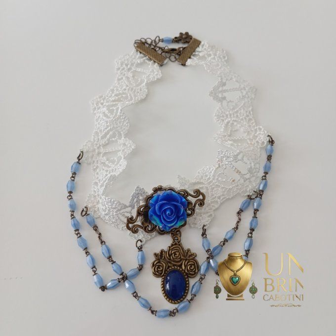 Ras-de-cou "Héritage" - Dentelle Céleste
