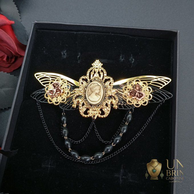 Bijou de tête "Camée d'Antan" 
