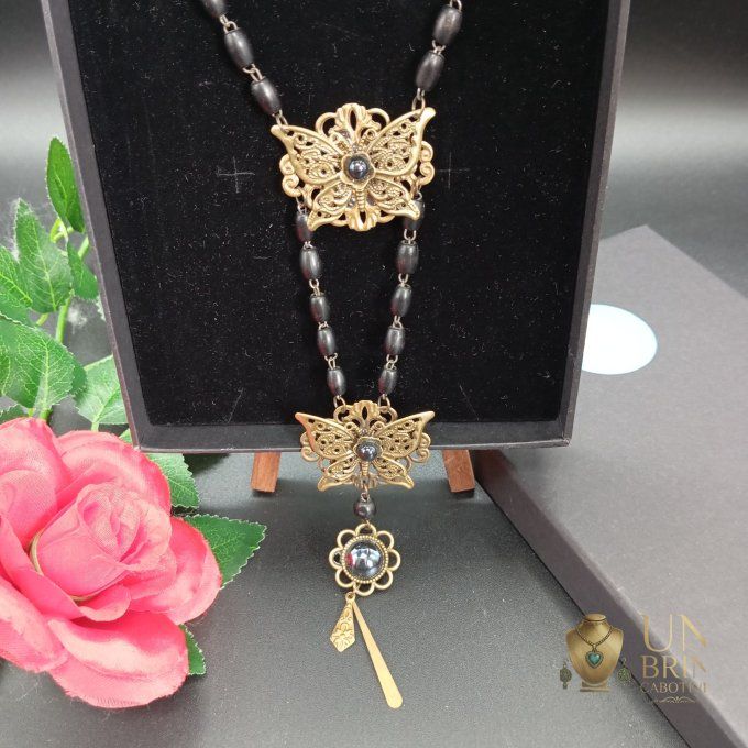 Bijou de tête "Cœur Énigmatique" 