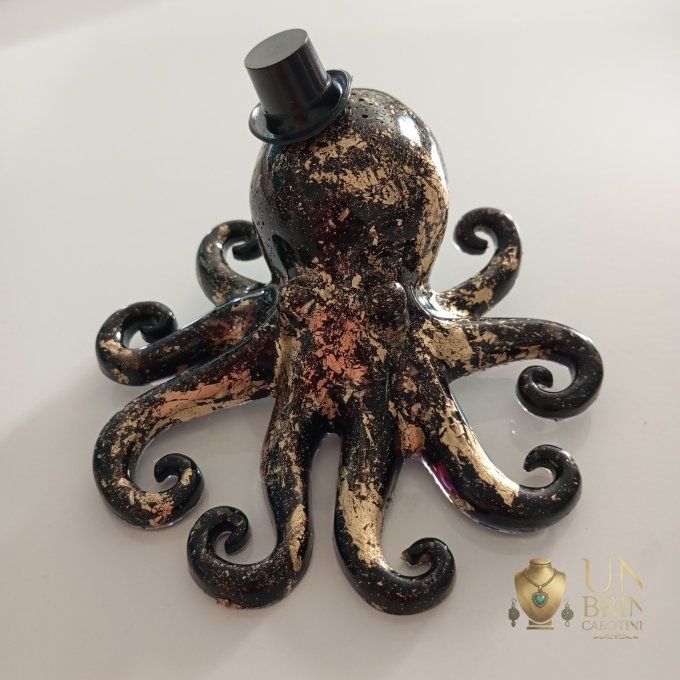 Broche "Poulpi le Gentilhomme"
