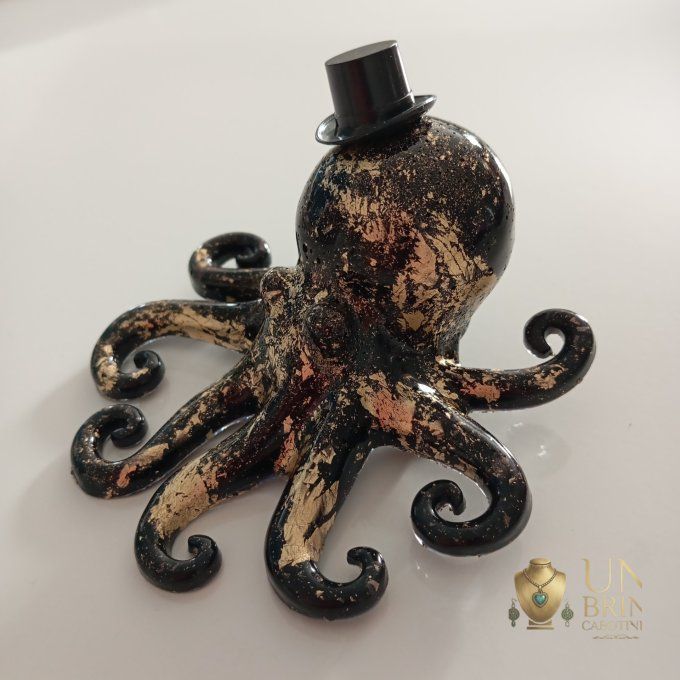 Broche "Poulpi le Gentilhomme"