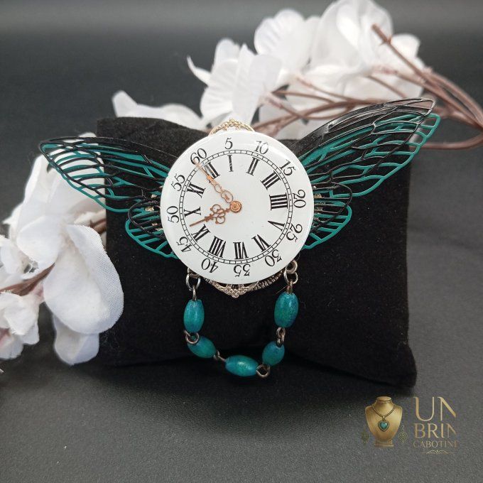 Broche "Éphémère Ailé"