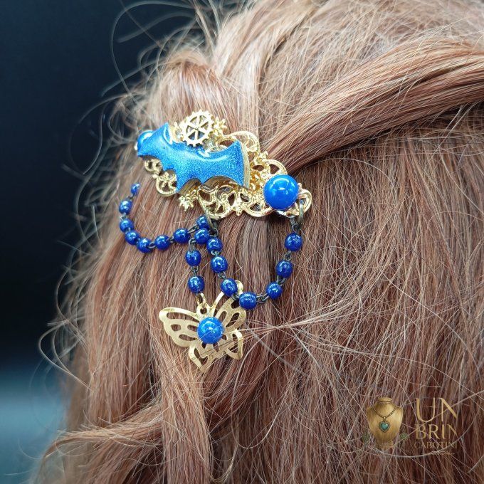 Bijou de tête "Nocturne Azur"