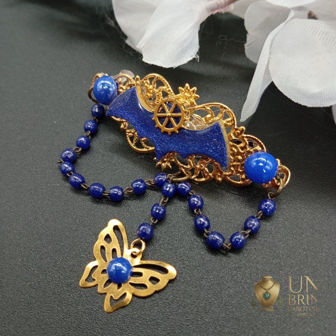 Bijou de tête "Nocturne Azur"