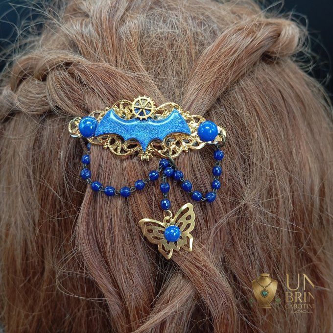 Bijou de tête "Nocturne Azur"