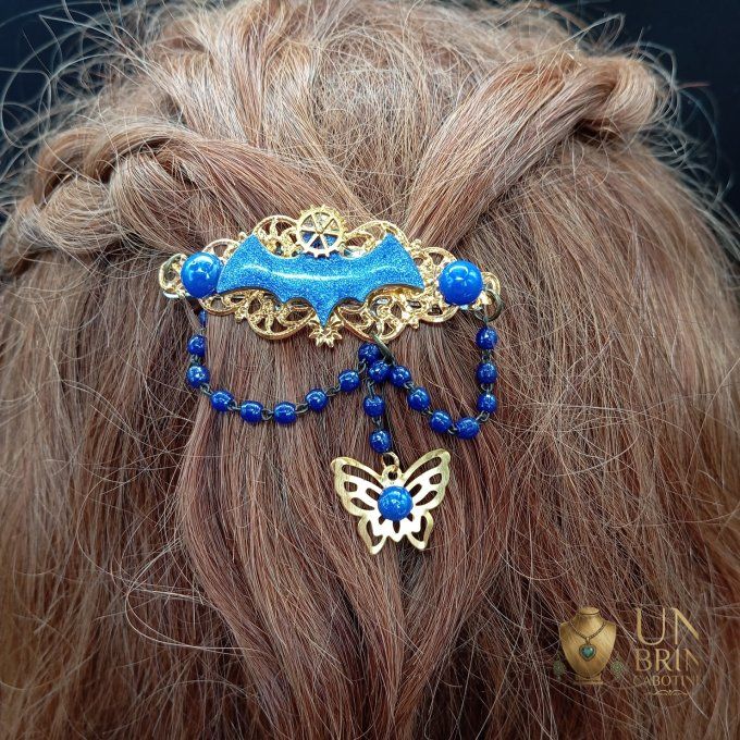 Bijou de tête "Nocturne Azur"