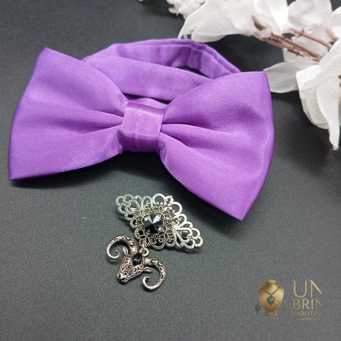 Nœud papillon violet