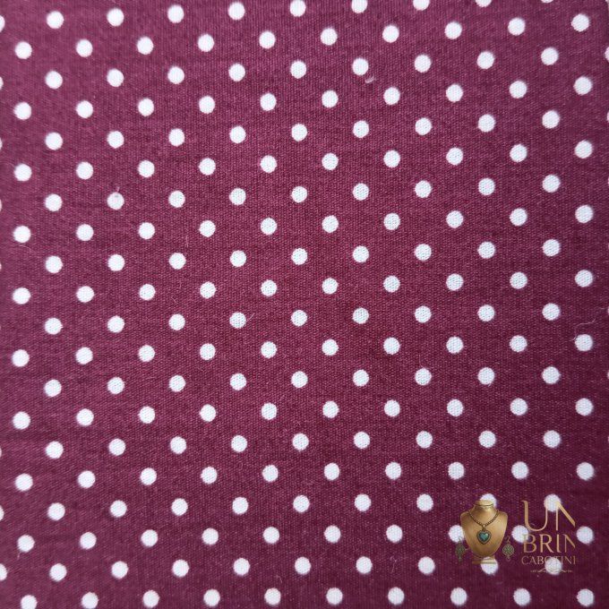Sac Velours Noir & Gros Pois Rétro – Pièce Unique