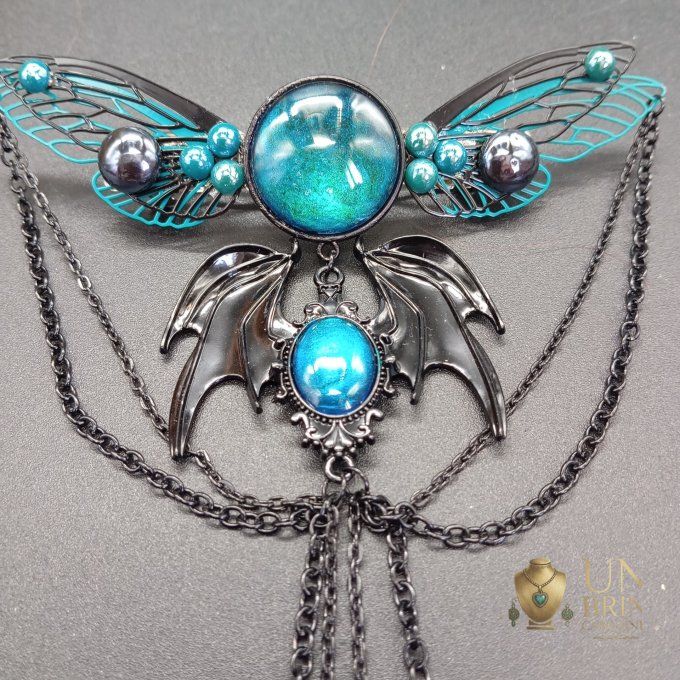 Bijou de Tête « L'Aile d'Azur