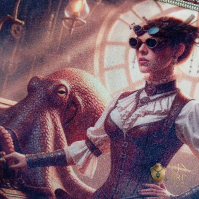 Sac à main « L'Aventurière Steampunk » — Pièce unique